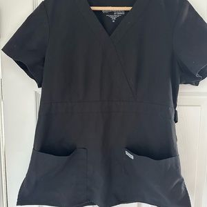 Grey’s Anatomy Black Scrub Top